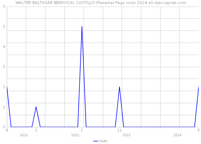 WALTER BALTASAR BERROCAL CASTILLO (Panama) Page visits 2024 