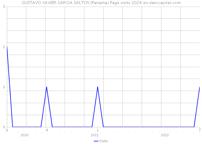 GUSTAVO XAVIER GARCIA SALTOS (Panama) Page visits 2024 