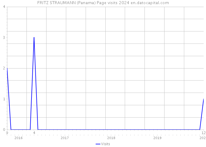 FRITZ STRAUMANN (Panama) Page visits 2024 