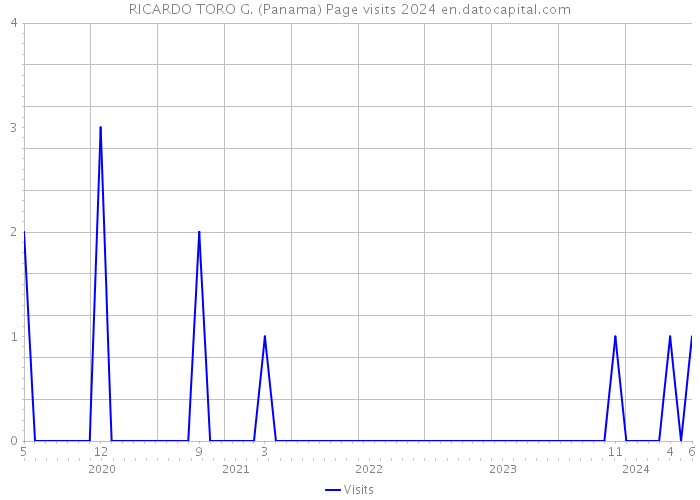 RICARDO TORO G. (Panama) Page visits 2024 