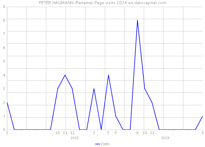 PETER HAGMANN (Panama) Page visits 2024 