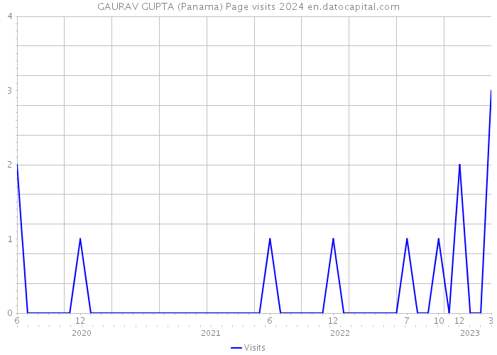 GAURAV GUPTA (Panama) Page visits 2024 