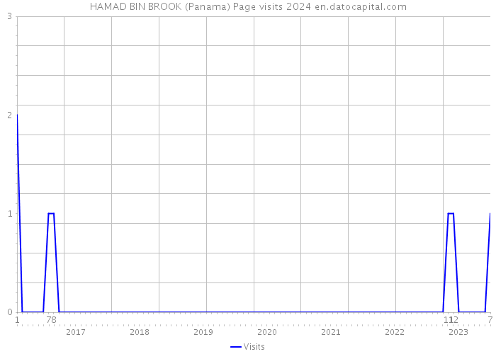 HAMAD BIN BROOK (Panama) Page visits 2024 