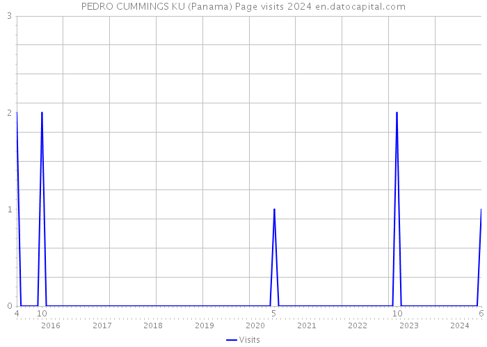 PEDRO CUMMINGS KU (Panama) Page visits 2024 