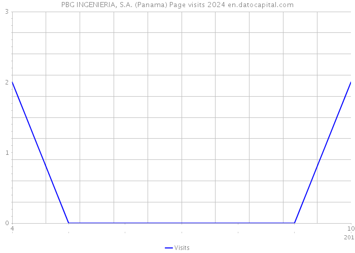 PBG INGENIERIA, S.A. (Panama) Page visits 2024 