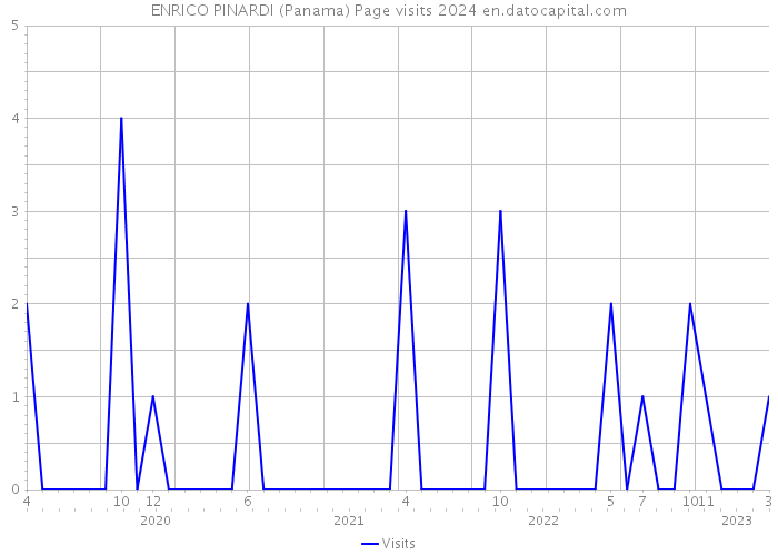 ENRICO PINARDI (Panama) Page visits 2024 