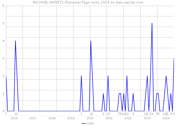 MICHAEL HAFEITZ (Panama) Page visits 2024 