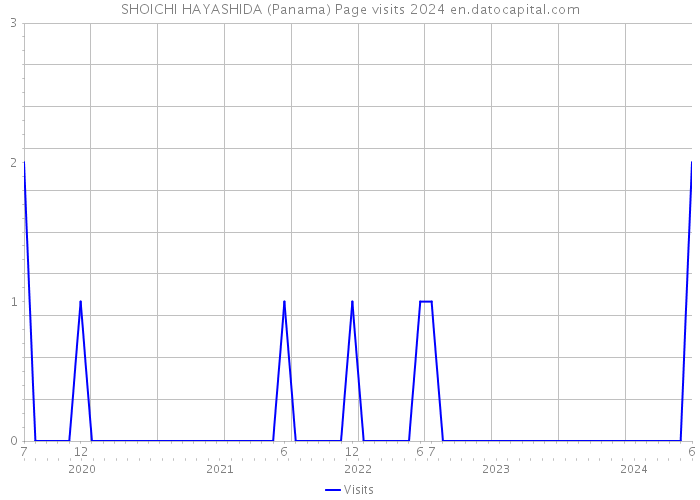 SHOICHI HAYASHIDA (Panama) Page visits 2024 