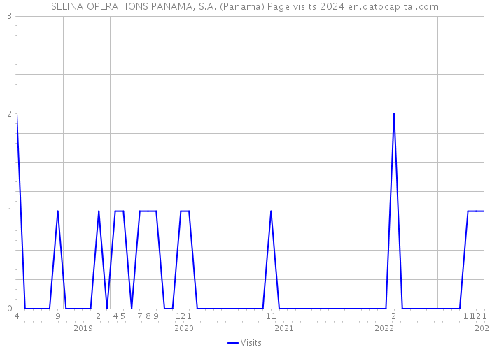 SELINA OPERATIONS PANAMA, S.A. (Panama) Page visits 2024 