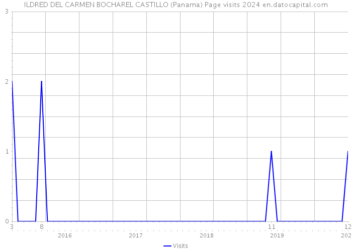 ILDRED DEL CARMEN BOCHAREL CASTILLO (Panama) Page visits 2024 