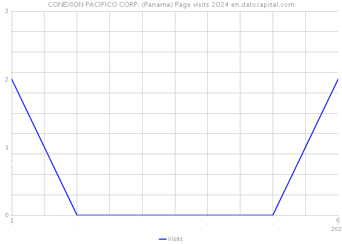CONEXION PACIFICO CORP. (Panama) Page visits 2024 