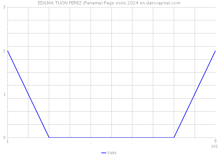 EDILMA TUON PEREZ (Panama) Page visits 2024 