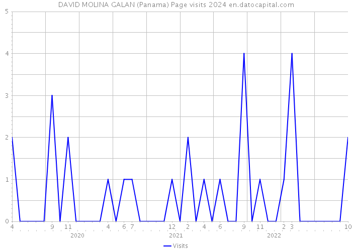DAVID MOLINA GALAN (Panama) Page visits 2024 