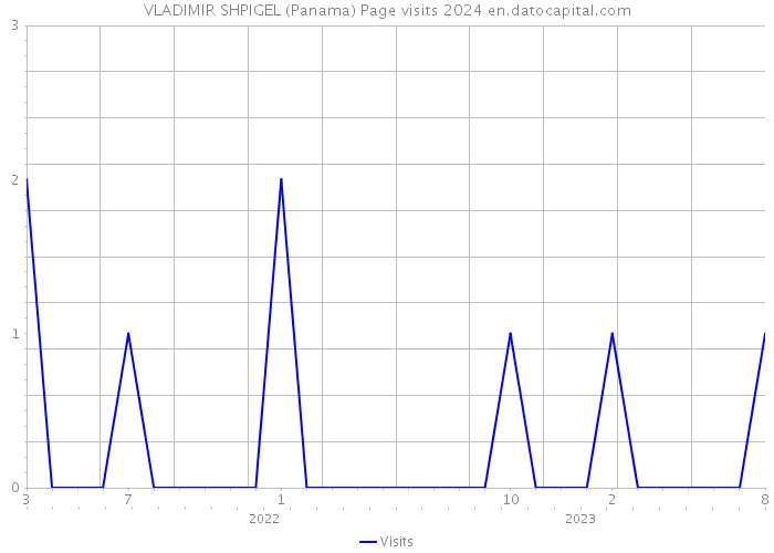 VLADIMIR SHPIGEL (Panama) Page visits 2024 