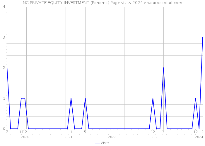 NG PRIVATE EQUITY INVESTMENT (Panama) Page visits 2024 