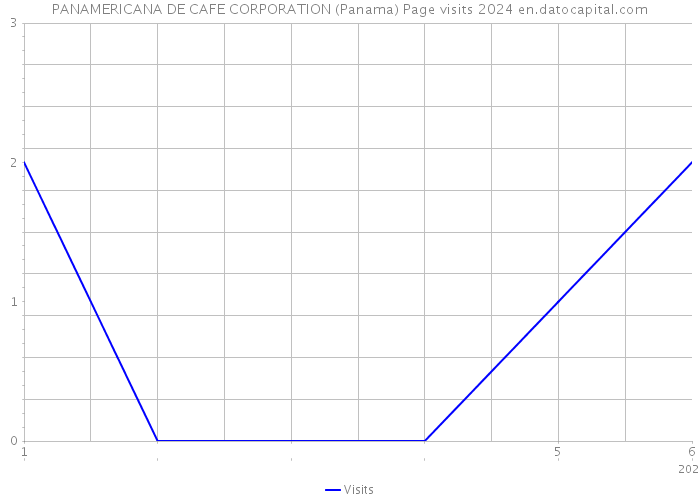 PANAMERICANA DE CAFE CORPORATION (Panama) Page visits 2024 