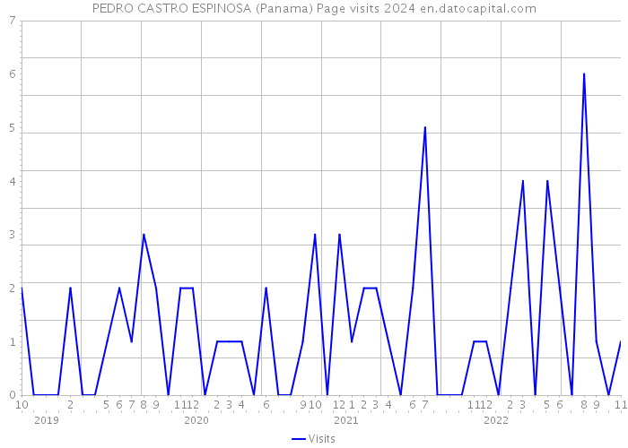 PEDRO CASTRO ESPINOSA (Panama) Page visits 2024 