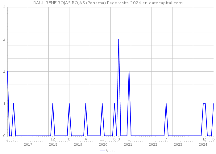 RAUL RENE ROJAS ROJAS (Panama) Page visits 2024 
