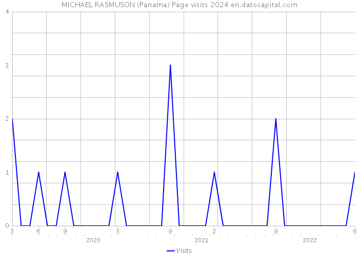 MICHAEL RASMUSON (Panama) Page visits 2024 