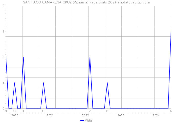 SANTIAGO CAMARENA CRUZ (Panama) Page visits 2024 