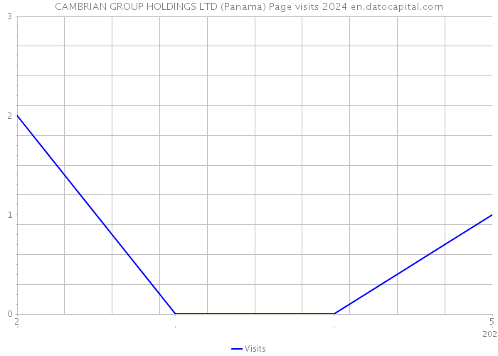 CAMBRIAN GROUP HOLDINGS LTD (Panama) Page visits 2024 