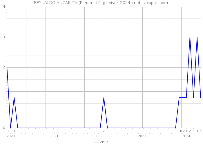 REYNALDO ANGARITA (Panama) Page visits 2024 