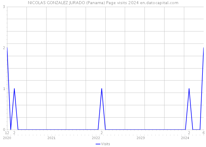 NICOLAS GONZALEZ JURADO (Panama) Page visits 2024 