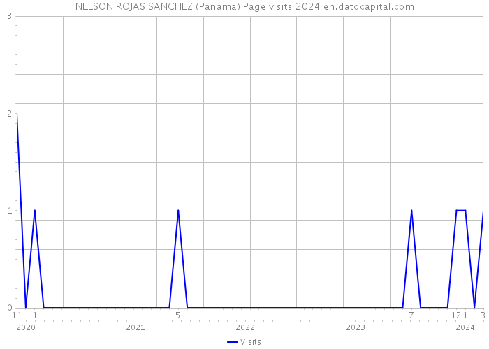 NELSON ROJAS SANCHEZ (Panama) Page visits 2024 