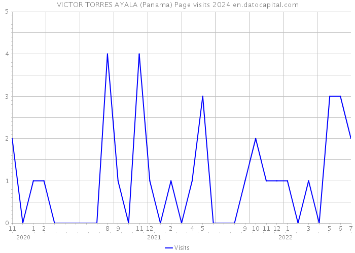 VICTOR TORRES AYALA (Panama) Page visits 2024 