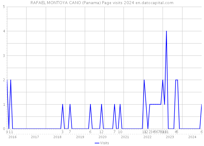 RAFAEL MONTOYA CANO (Panama) Page visits 2024 