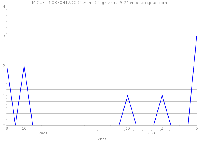 MIGUEL RIOS COLLADO (Panama) Page visits 2024 