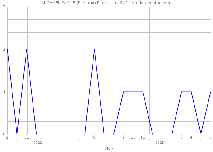 MICHAEL PAYNE (Panama) Page visits 2024 
