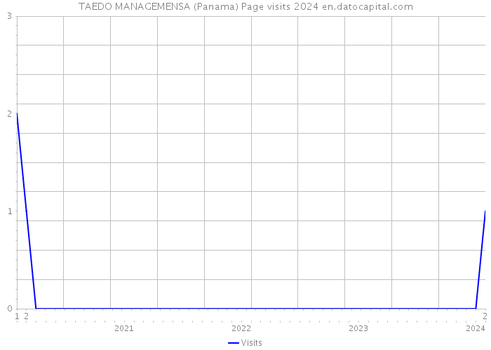 TAEDO MANAGEMENSA (Panama) Page visits 2024 