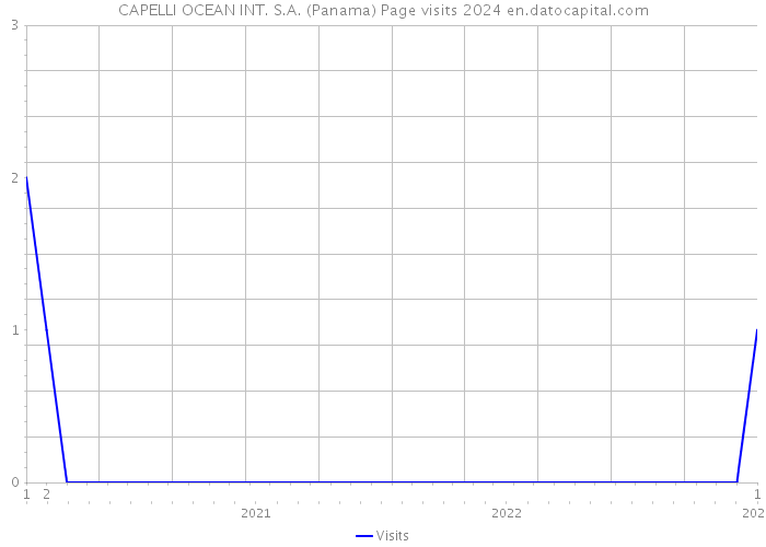 CAPELLI OCEAN INT. S.A. (Panama) Page visits 2024 