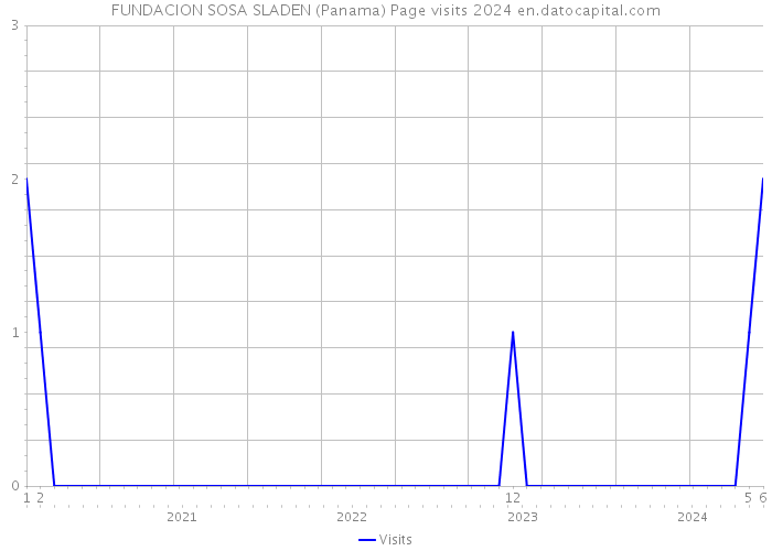 FUNDACION SOSA SLADEN (Panama) Page visits 2024 