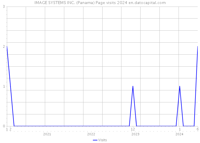 IMAGE SYSTEMS INC. (Panama) Page visits 2024 