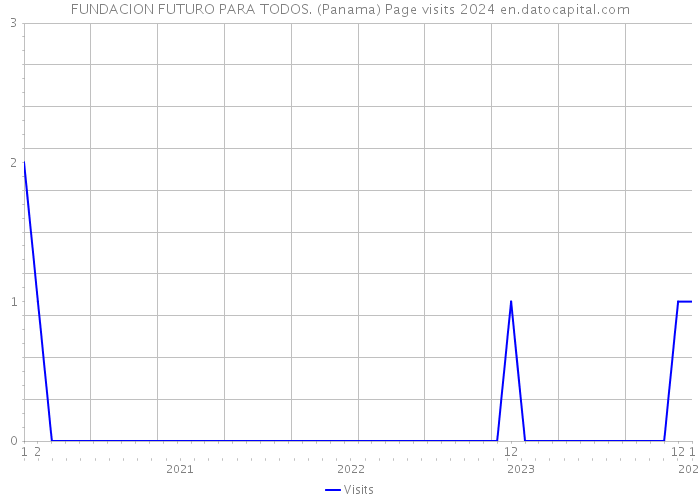 FUNDACION FUTURO PARA TODOS. (Panama) Page visits 2024 