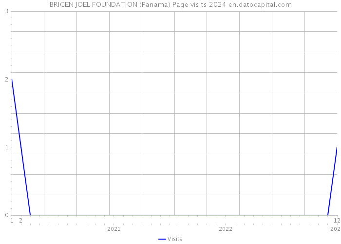 BRIGEN JOEL FOUNDATION (Panama) Page visits 2024 