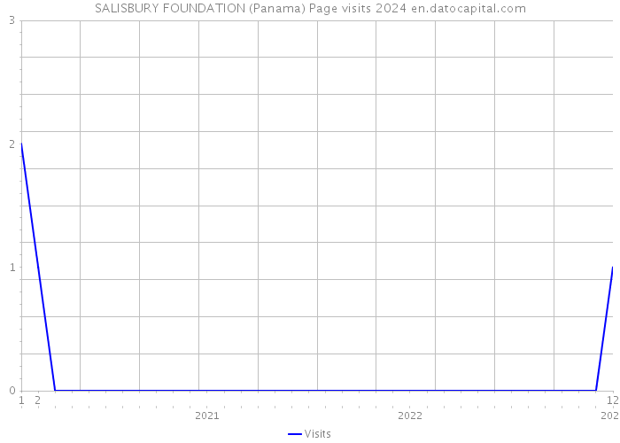 SALISBURY FOUNDATION (Panama) Page visits 2024 