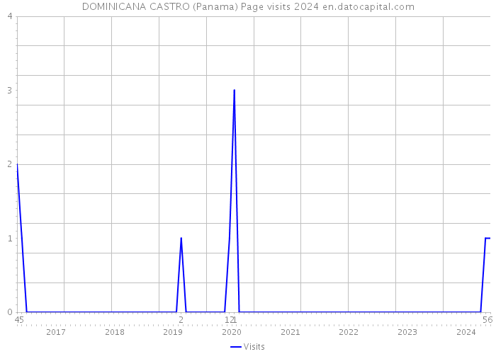 DOMINICANA CASTRO (Panama) Page visits 2024 