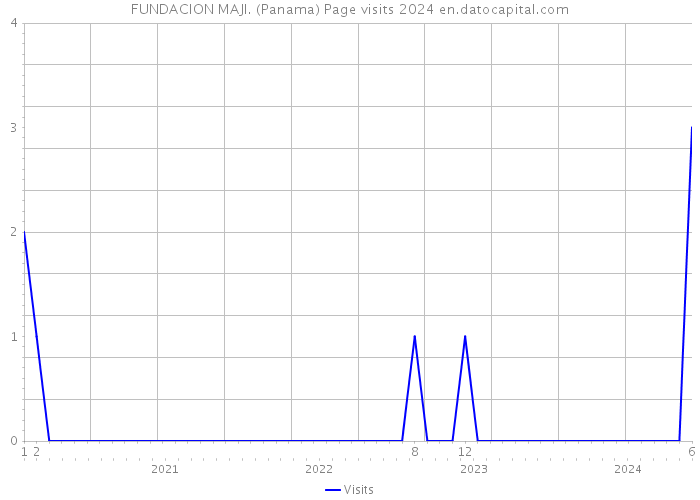 FUNDACION MAJI. (Panama) Page visits 2024 