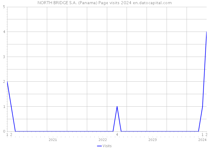 NORTH BRIDGE S.A. (Panama) Page visits 2024 