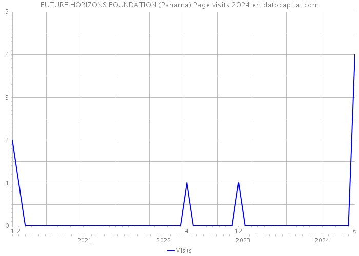 FUTURE HORIZONS FOUNDATION (Panama) Page visits 2024 