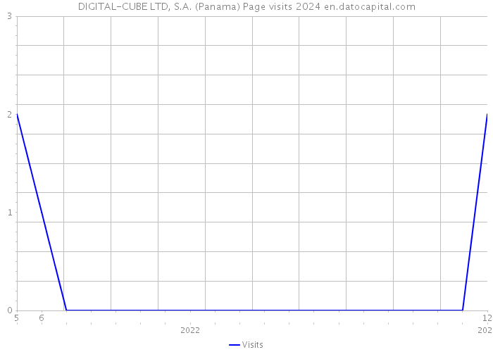 DIGITAL-CUBE LTD, S.A. (Panama) Page visits 2024 