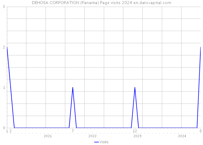 DEHOSA CORPORATION (Panama) Page visits 2024 