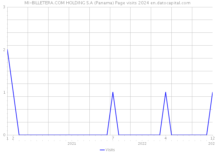 MI-BILLETERA.COM HOLDING S.A (Panama) Page visits 2024 