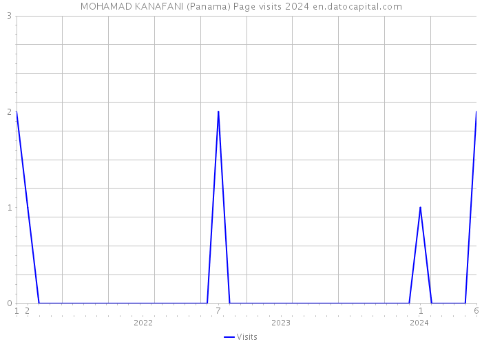MOHAMAD KANAFANI (Panama) Page visits 2024 
