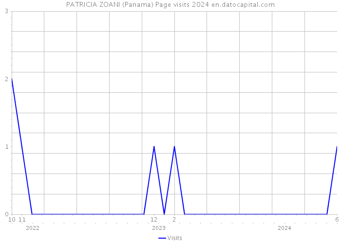 PATRICIA ZOANI (Panama) Page visits 2024 