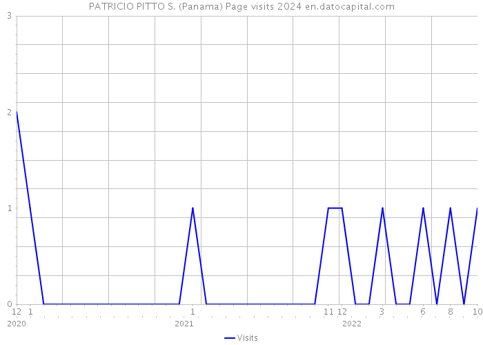 PATRICIO PITTO S. (Panama) Page visits 2024 