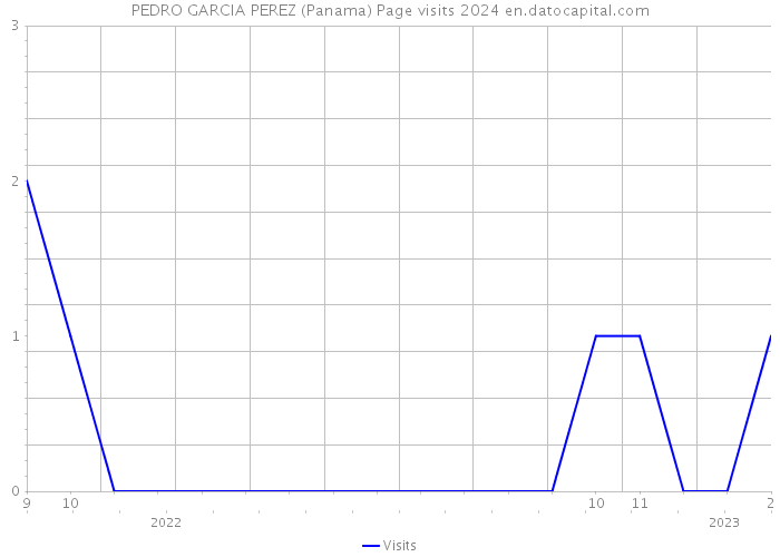 PEDRO GARCIA PEREZ (Panama) Page visits 2024 